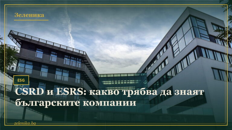 CSRD и ESRS: какво трябва да знаят българските компании