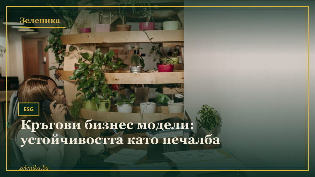 Кръгови бизнес модели: устойчивостта като печалба