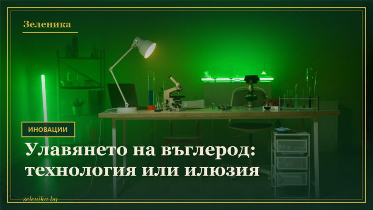 Улавянето на въглерод: технология или илюзия