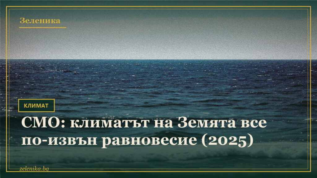СМО: климатът на Земята все по-извън равновесие (2025)